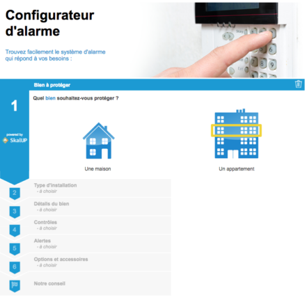 Configurateur alarme