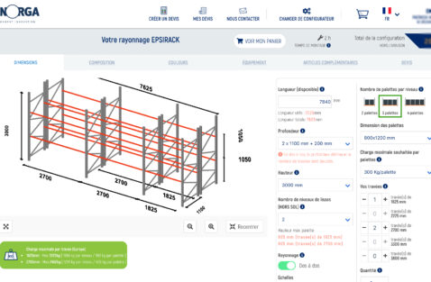 epsirack rayonnage configurateur